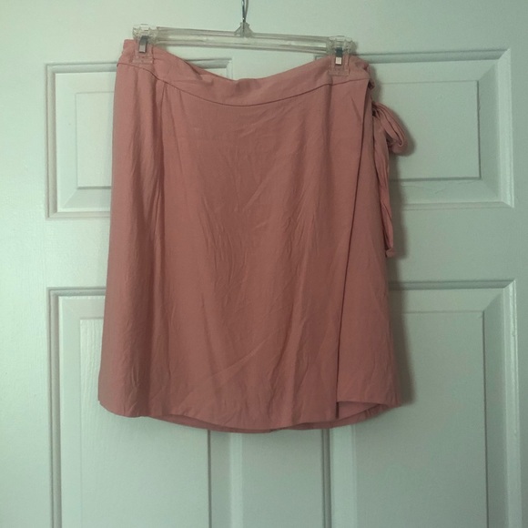 Loft Pink Wrap Skirt - Picture 4 of 8